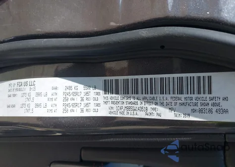 2016 Jeep Cherokee Trailhawk из США, поврежденный, VIN 1C4PJMBB5GW143518